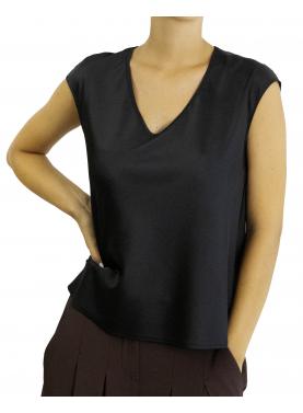 Top monocolour con scollo a U Imperial